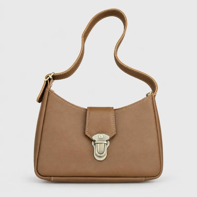 Sac Épaule Cuir Camel : La Touche Dorée qui Change Tout