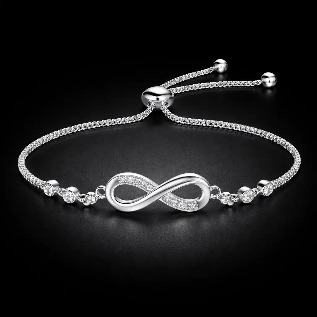 Gourmette Argent Infinia
