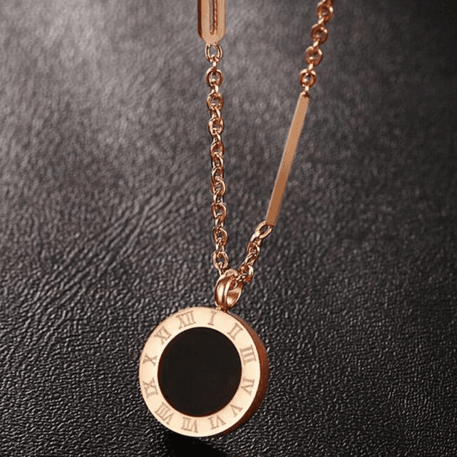Collier Chronos Rose Gold