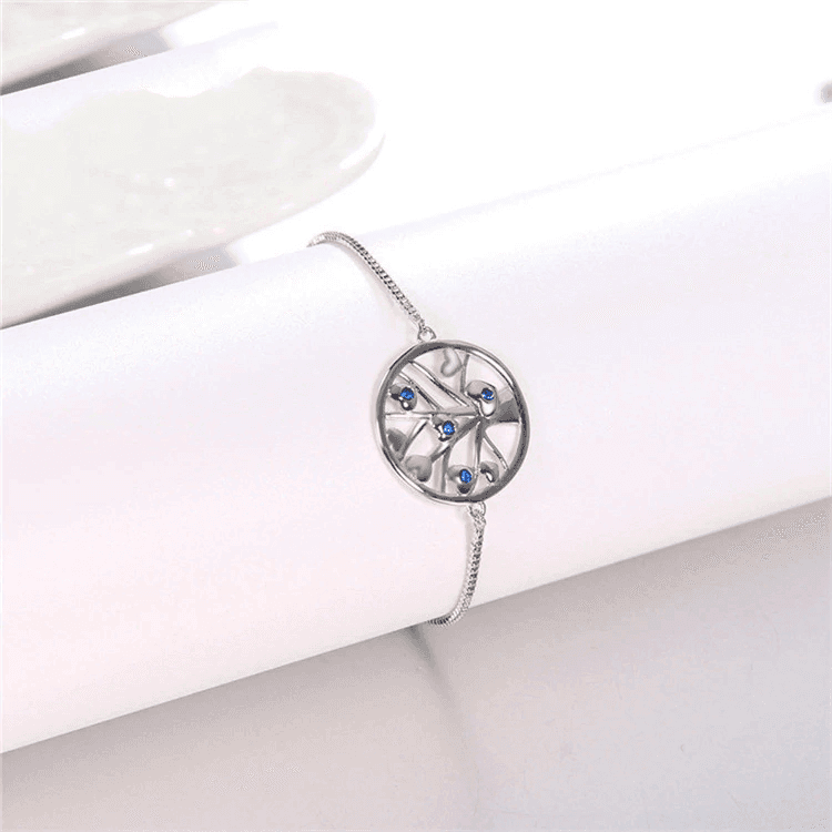 Gourmette Argent Tree Love
