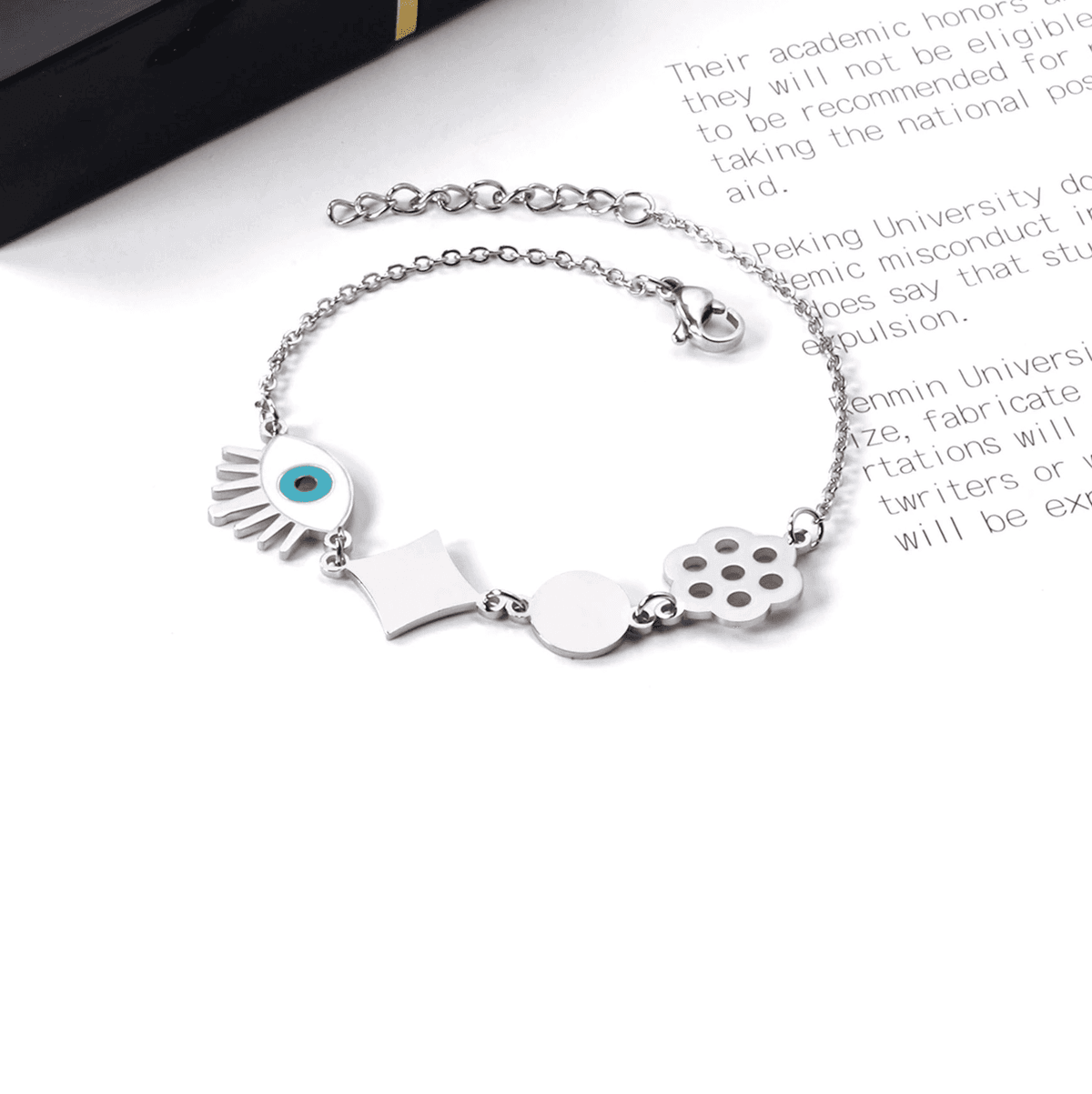 Bracelet Blue Eye Silver