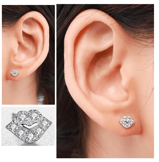 Boucles d'oreilles Lips