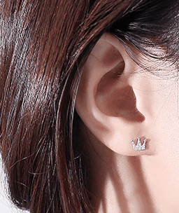 Boucles d'oreilles Crowny