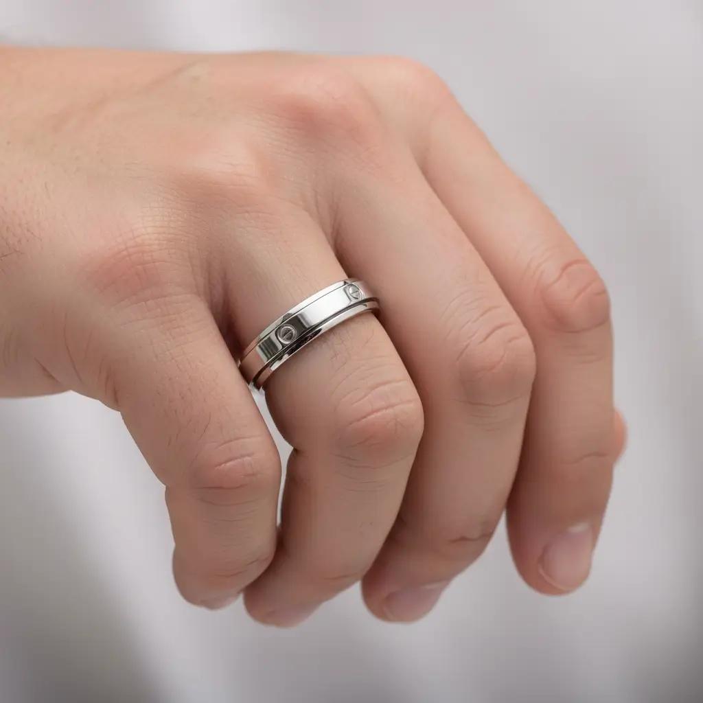 Bague Engagement Homme
