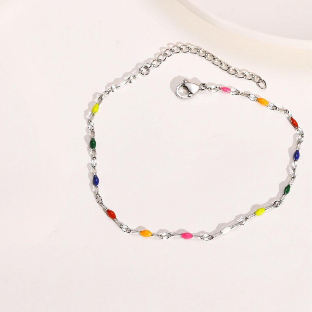 Bracelet de Cheville Zilverkleur