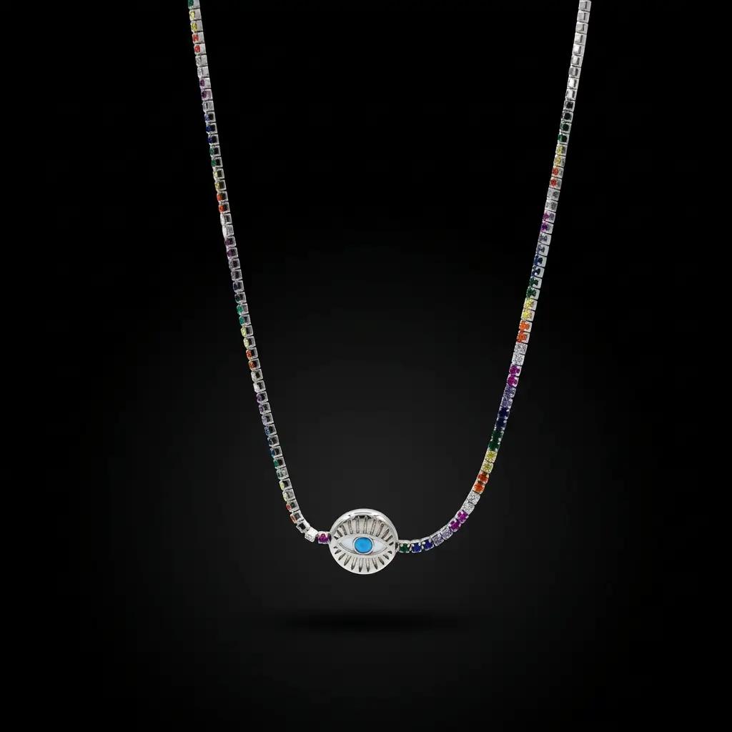 Choker Rivière Occhio Argent 925