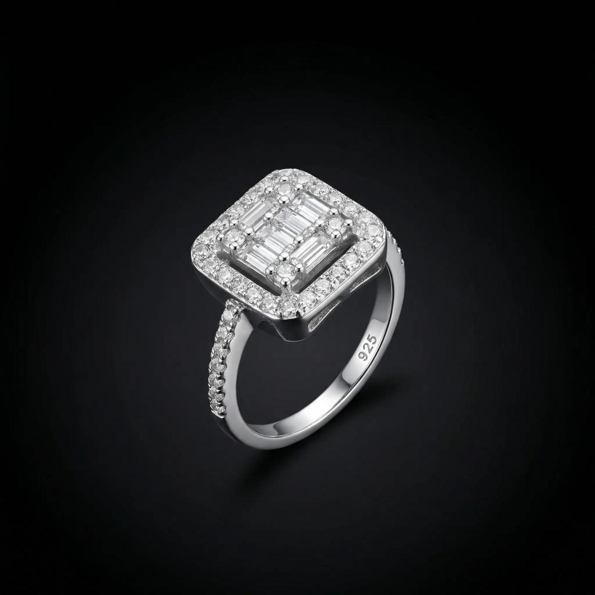 Bague Carré Eden