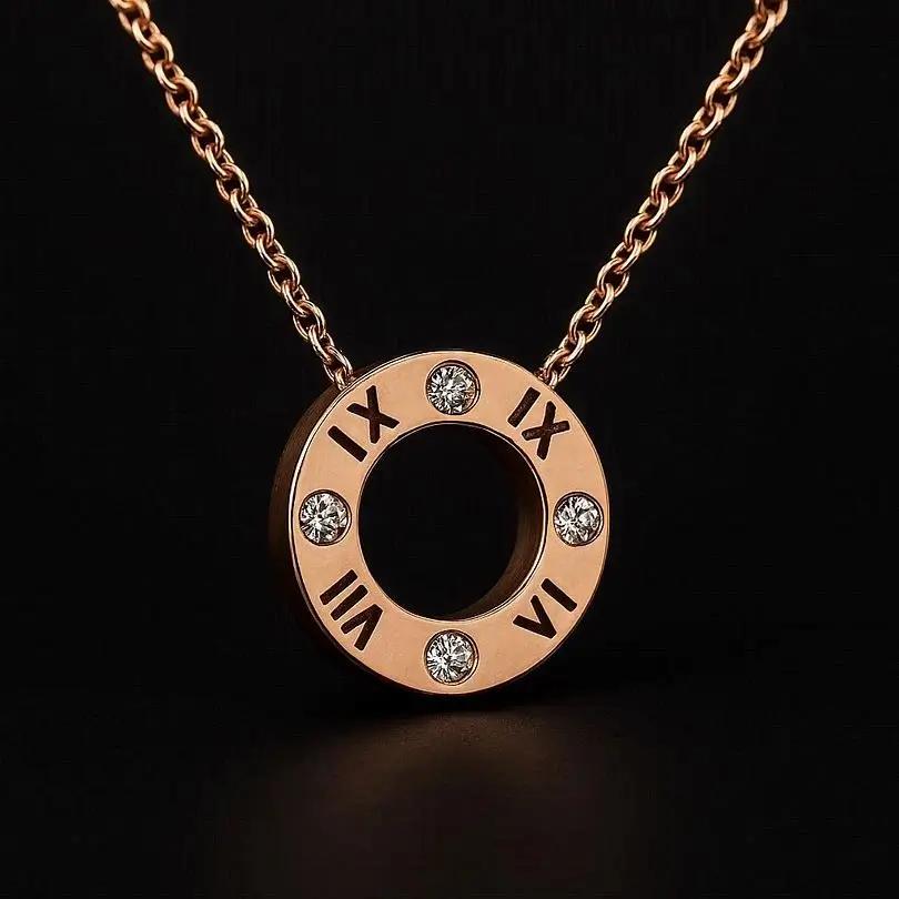 Collier Chronos Rose Gold