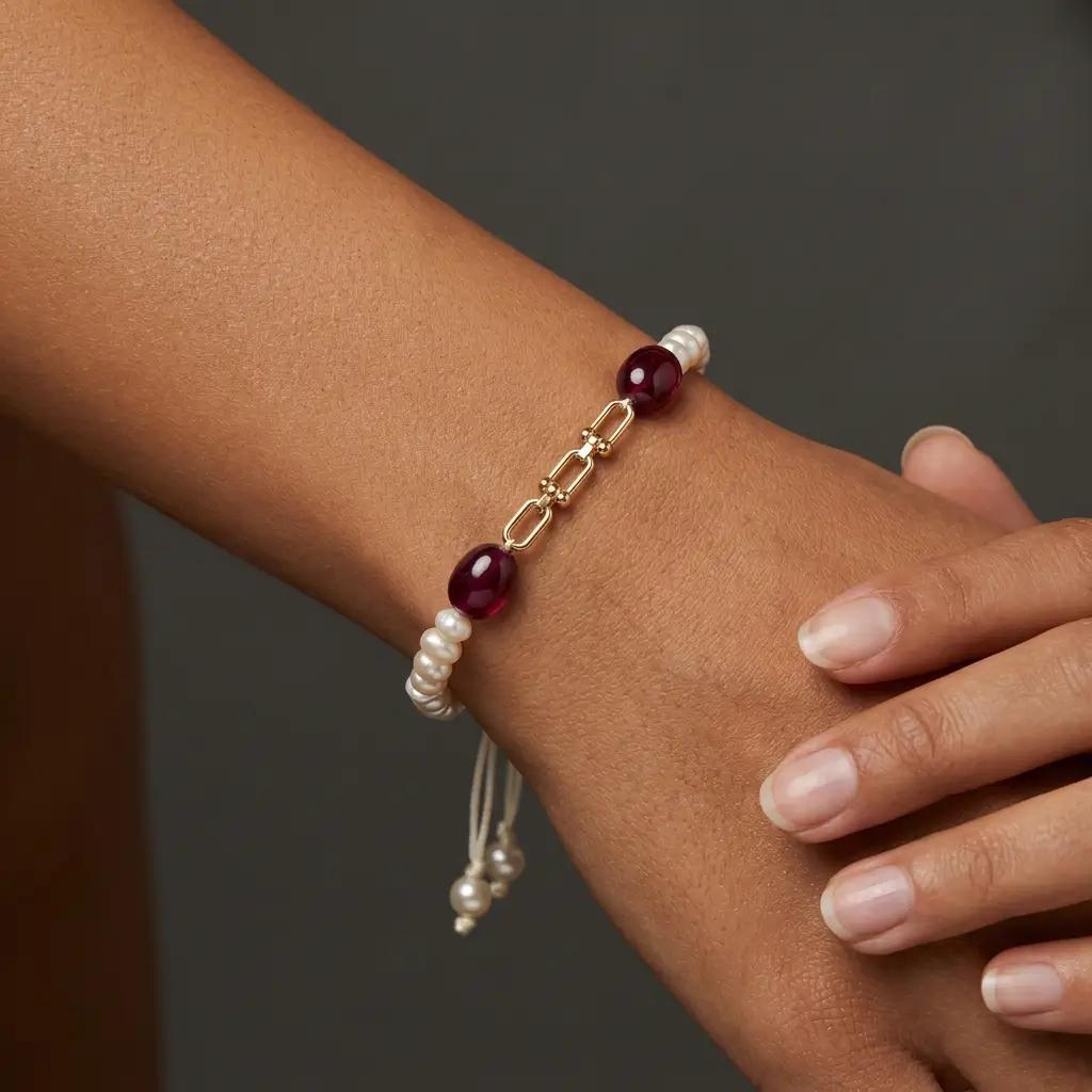 Bracelet Jouher Or 18K Tourmaline