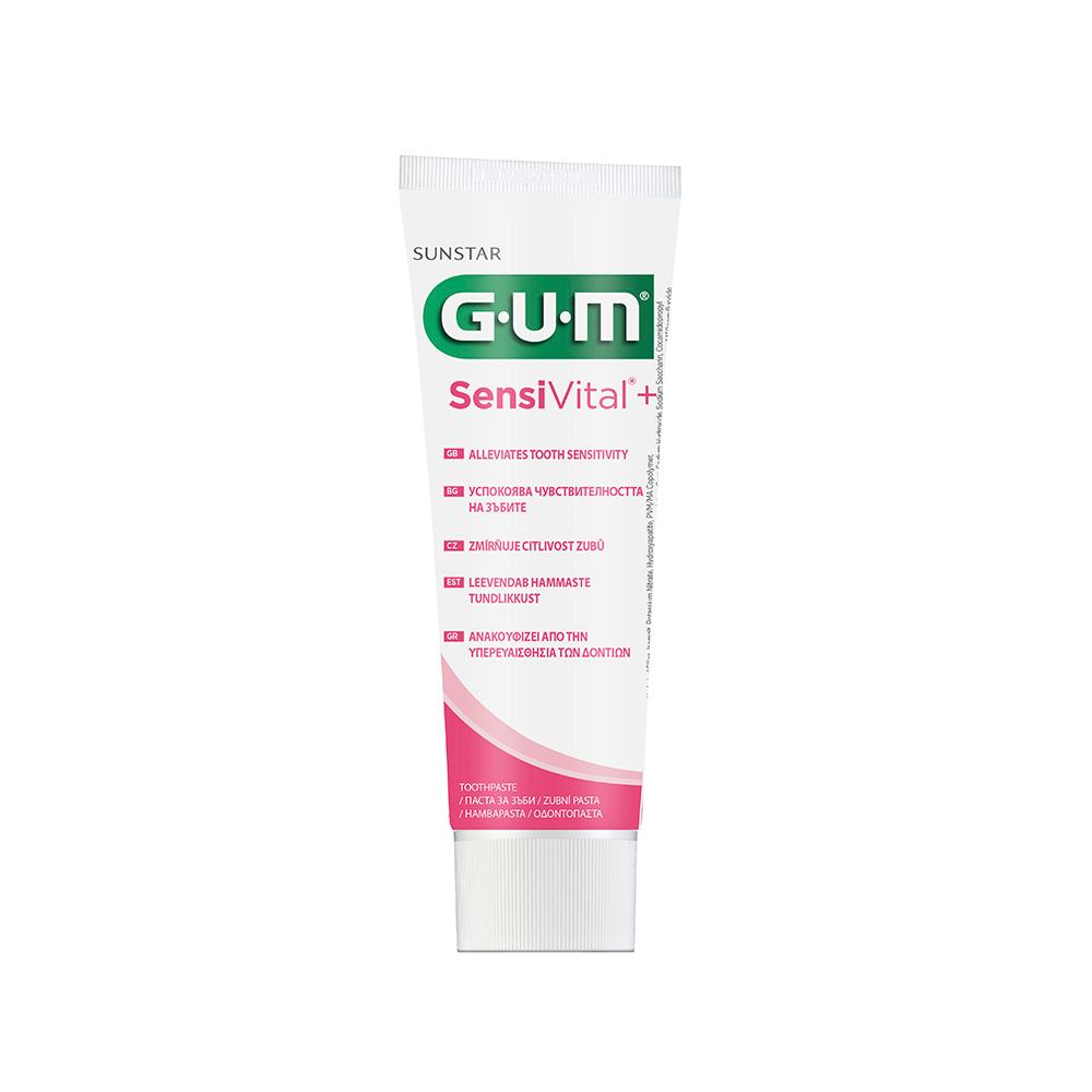 GUM SensiVital+ Dentifrice Sensibilité Dentaire 75 ml