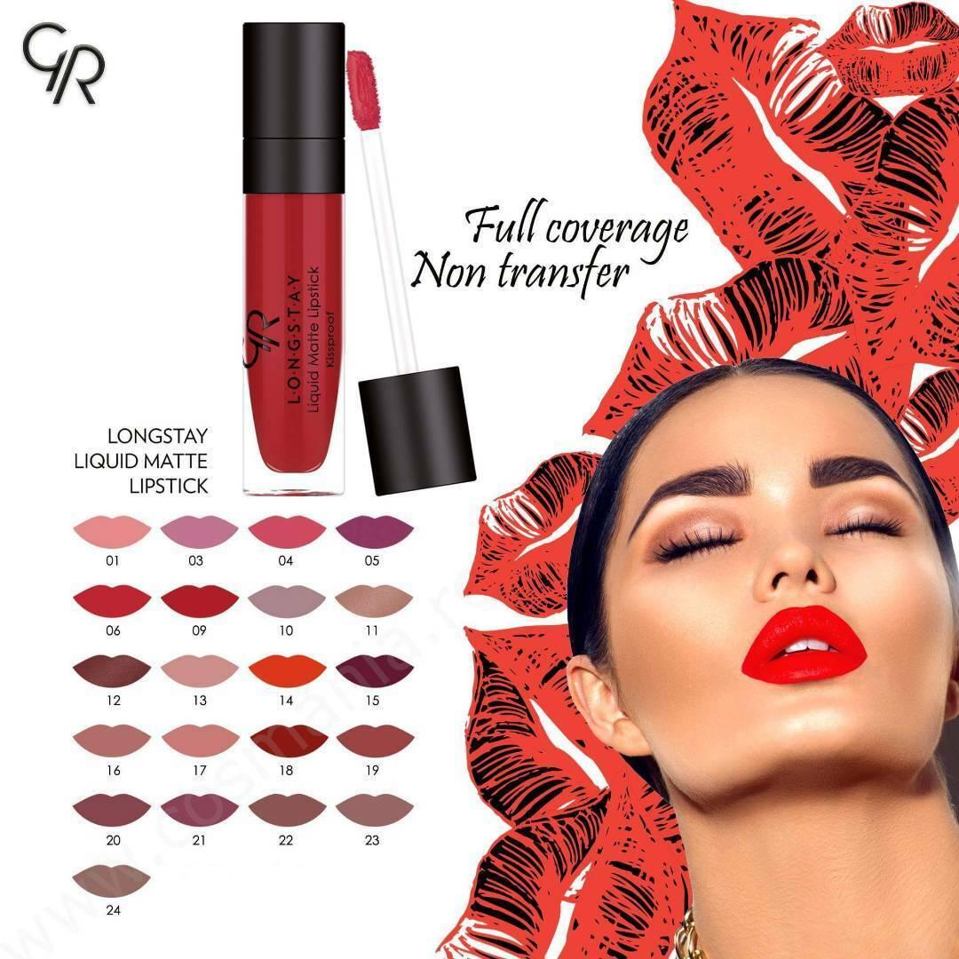 Golden Rose Rouge à Lèvres Liquide Longue Tenue 03