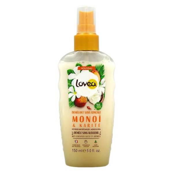 LOVEA Spray Démêlant Monoï et Karité sans Silicone 150 ml