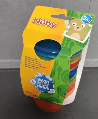 Nuby Pots pour Encas X6 + 3m