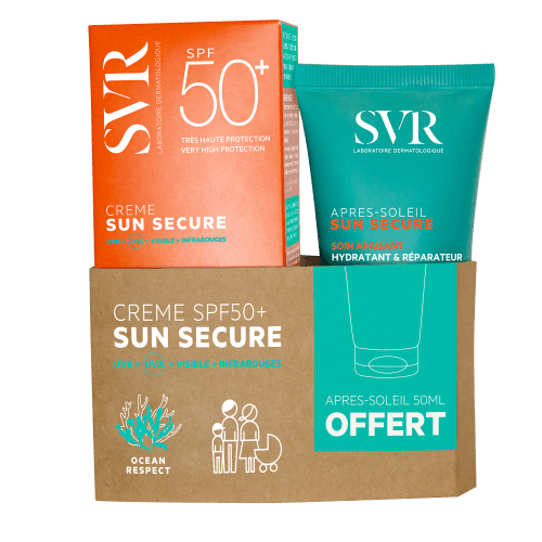 SVR Sun Secure Crème SPF50+ 50 ml + Lait Après-Soleil 50 ml