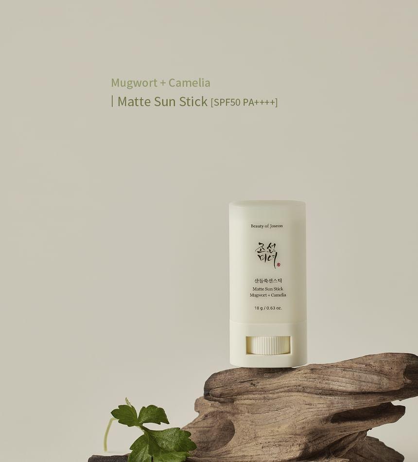Beauty of Joseon Matte Sun Stick: Mugwort + Camelia SPF50