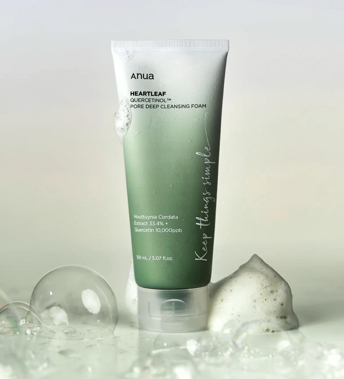 Anua Heartleaf Quercetinol Mousse Nettoyante Pores 150 ml