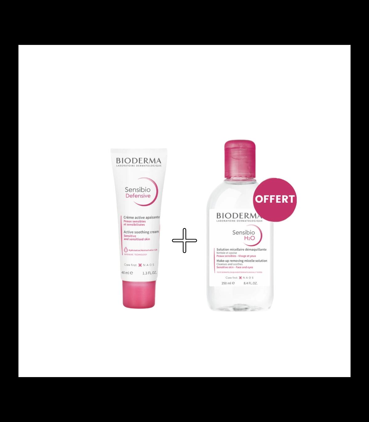 Bioderma Coffret Sensibio Defesive Light + Sensibio H2O 250 ml