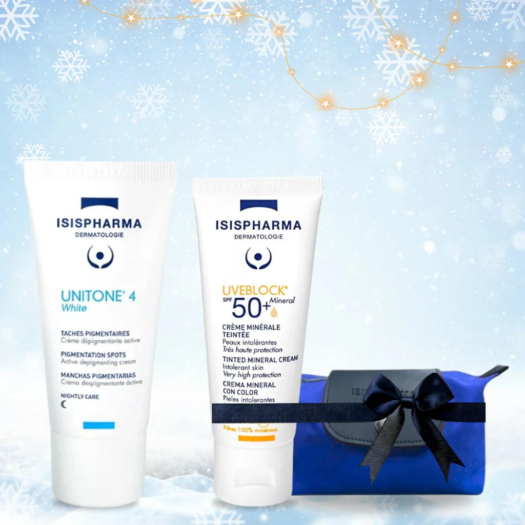 ISISPHARMA Unitone 4 White Crème + UVB 50 + Minéral Teintée