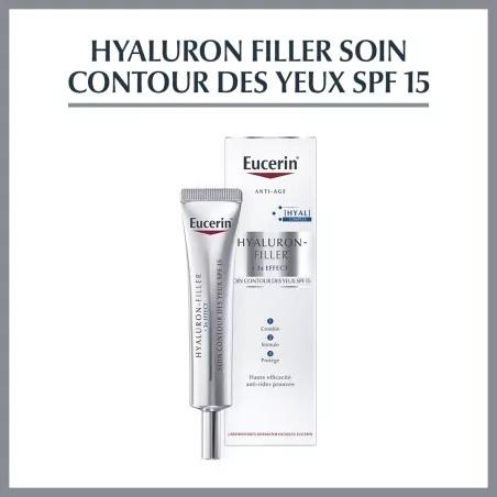 Eucerin Hyaluron-Filler Yeux + 3 * Effect 15 ml