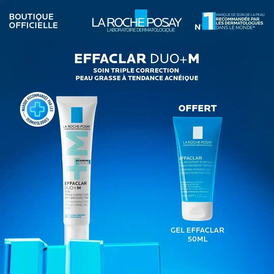 La Roche-Posay Pack Effaclar Duo + M 40 ml + Gel Moussant 50 ml