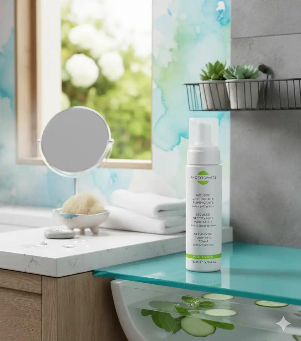 PHOTOWHITE Mousse Purifiante Acne et Peaux Grasses 200 ml