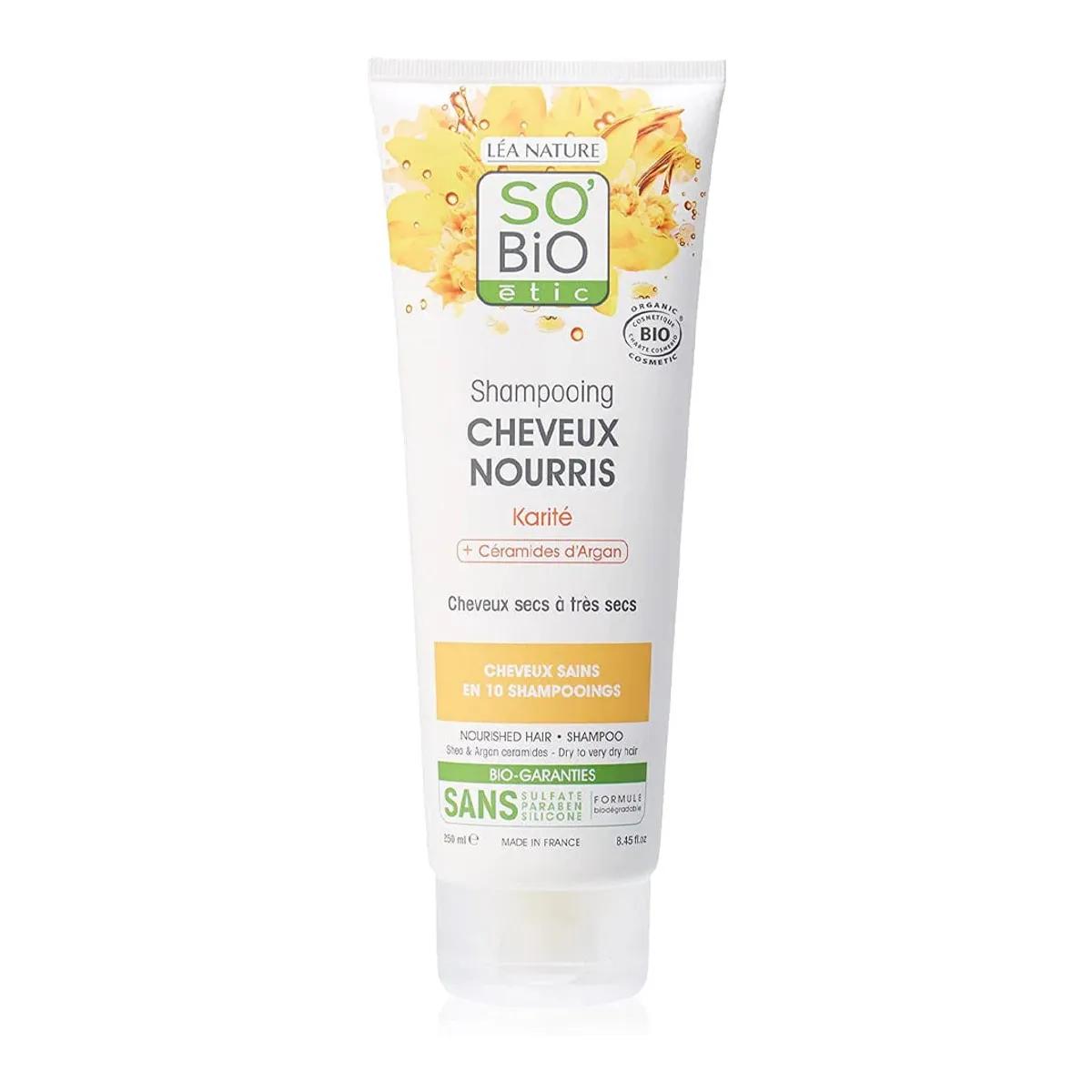 So'Bio Shampoing Nourrissant Karité & Céramides d'Argan 250 ml
