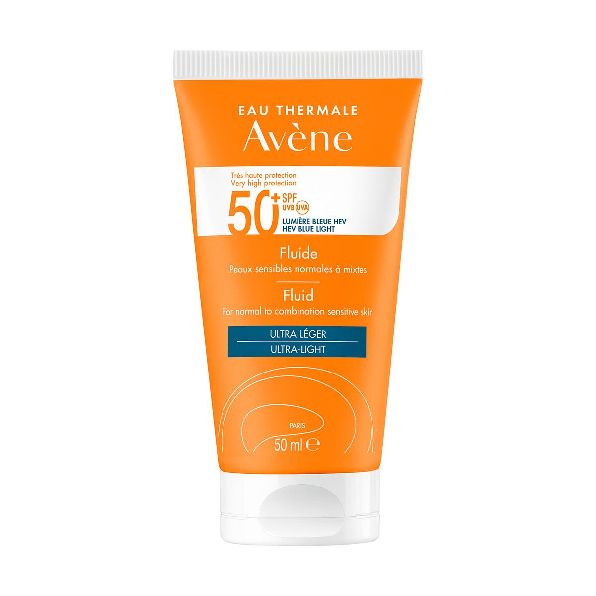 Avène Fluide Solaire SPF 50+ Ultra Léger 50 ml