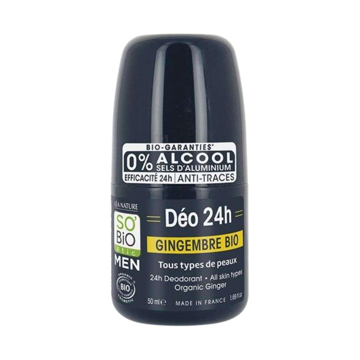 So'Bio Étic Men Déo 24 h Gingembre Bio 50 ml