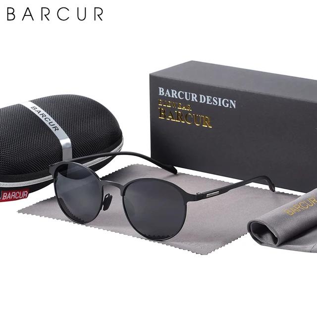 BARCUR Lunettes de soleil polarisées TR90