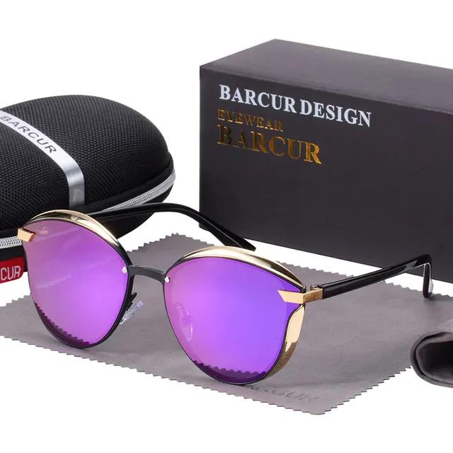 BARCUR Lunettes de soleil femmes polarisées mode lunettes de soleil rondes lunettes de soleil femme