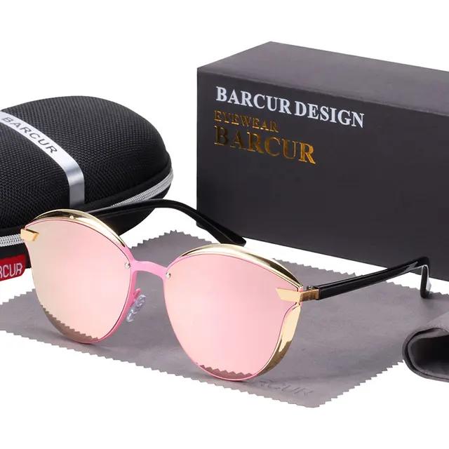 BARCUR Lunettes de soleil femmes polarisées mode lunettes de soleil rondes lunettes de soleil femme