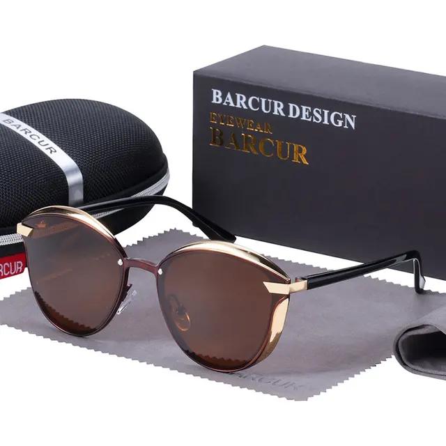 BARCUR Lunettes de soleil femmes polarisées mode lunettes de soleil rondes lunettes de soleil femme
