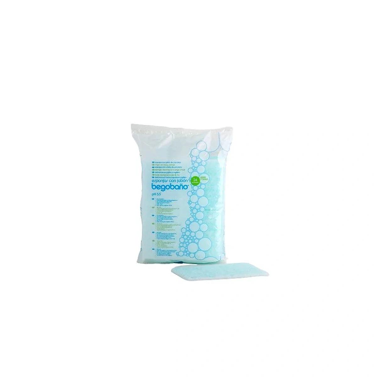 BEGOBANO eponge savonneuse 100 gr 24 unités