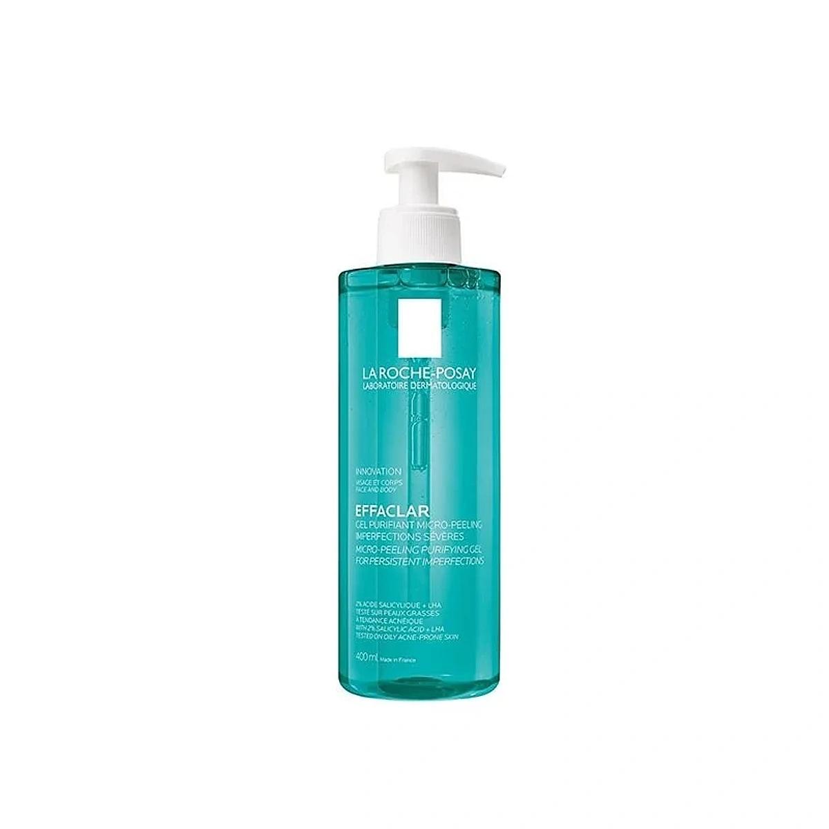 La Roche-Posay Effaclar Gel Purifiant Micro-Peeling Peau Grasse Acnéique | 400ml