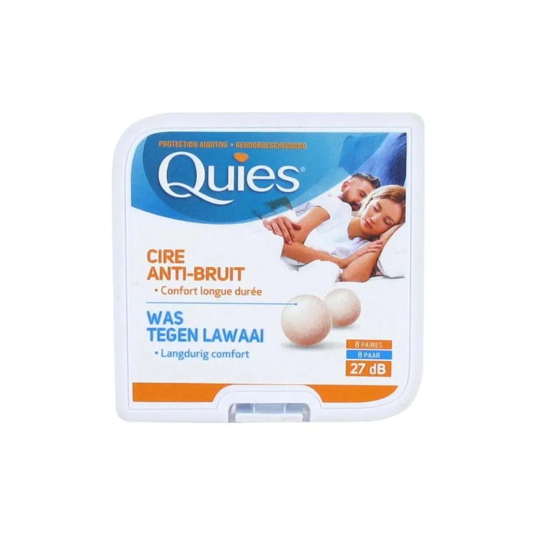QUIES en mouse Cire Naturelle 8 paires