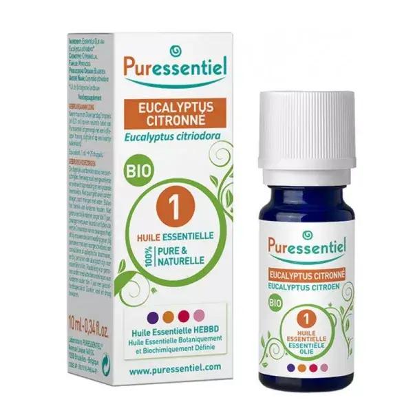 PURESSENTIEL HUILE ESSENTIELLE EUCALYPTUS CITRONNE 10ML