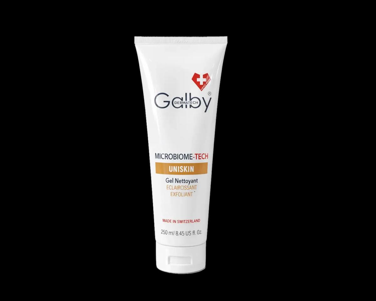 Galby Dermatech Uniskin Gel Nettoyant Éclaircissant Exfoliant 250 ml