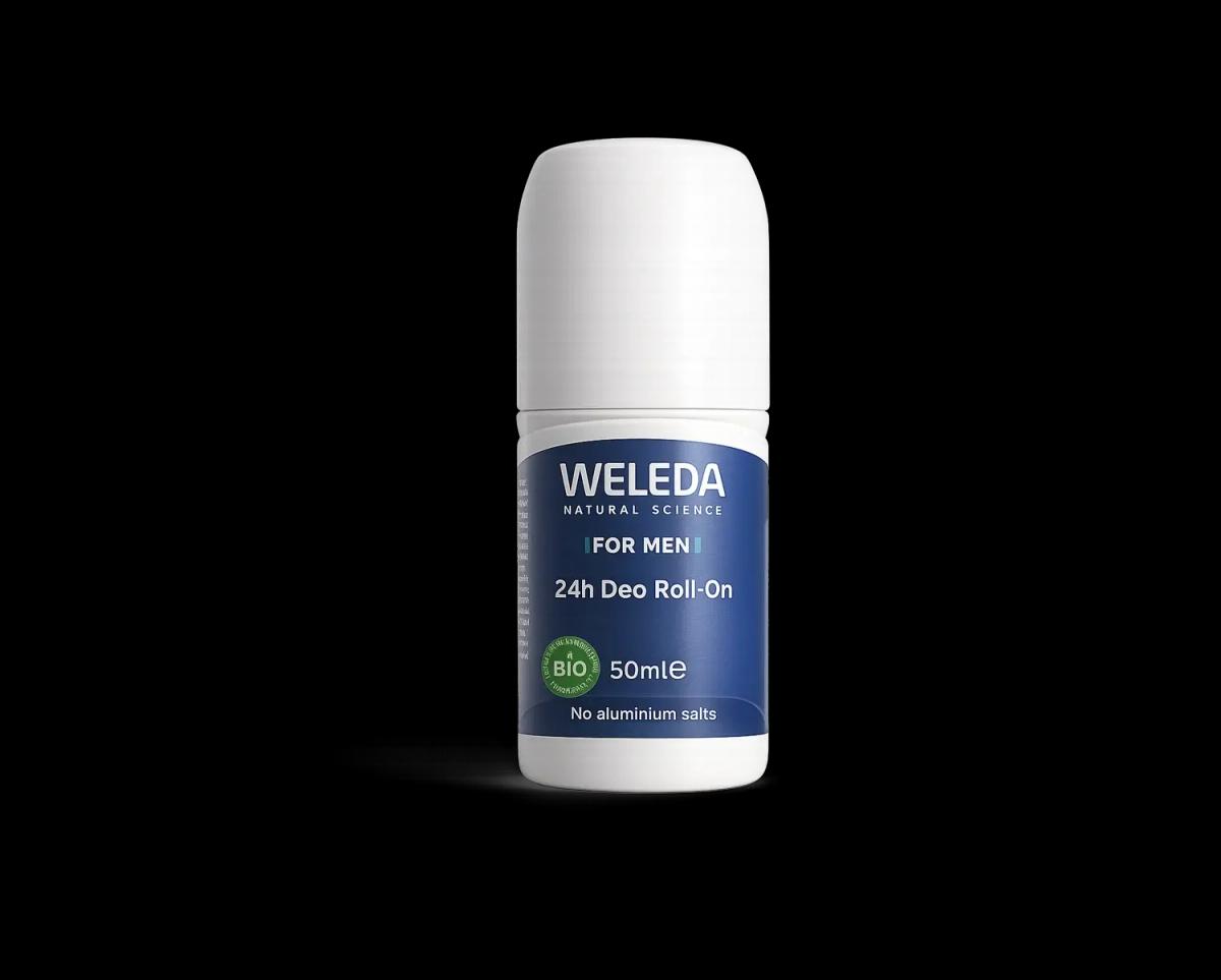 Weleda Déodorant Roll-On 24h Homme Sans Sels d'Aluminium 50 ml