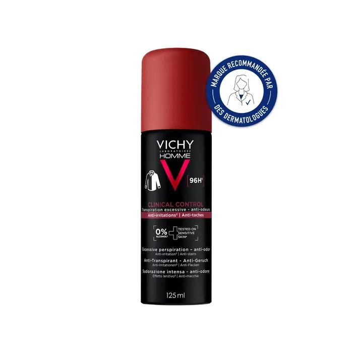 Vichy Homme Déodorant Anti-Transpirant 96H Clinical Control spray 125ml