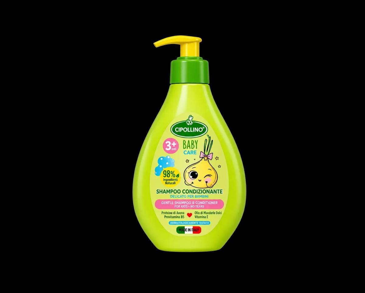CIPOLLINO BABY 2 EN 1 SHAMPOOING + CONDITIONER 400ML : Le soin lavant ultra-doux pour les enfants