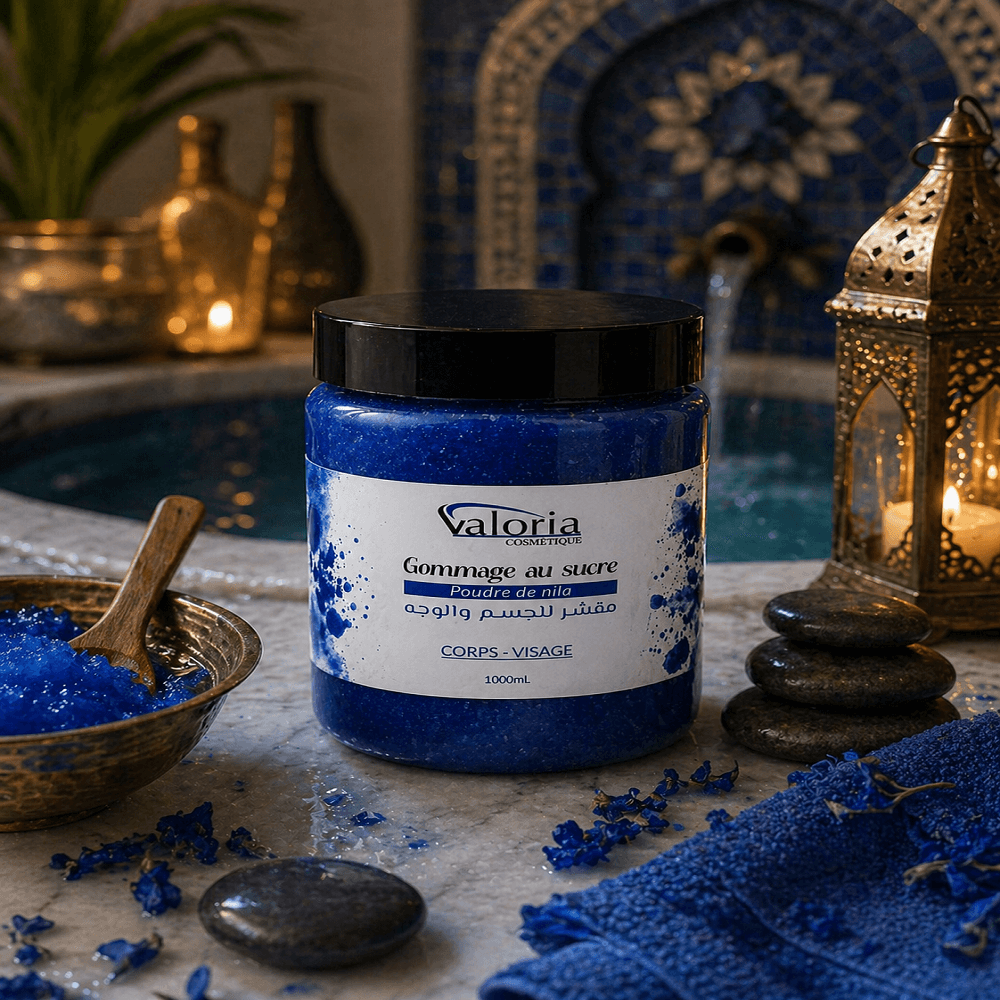 Valoria Cosmétique Gommage Sucre Nila Corps & Visage 1 KG