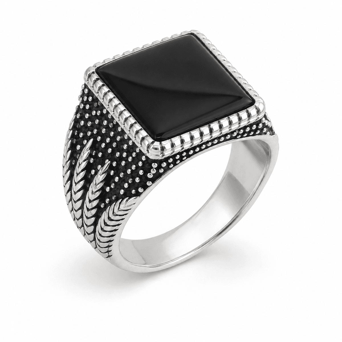 Bague Épi d'Onyx