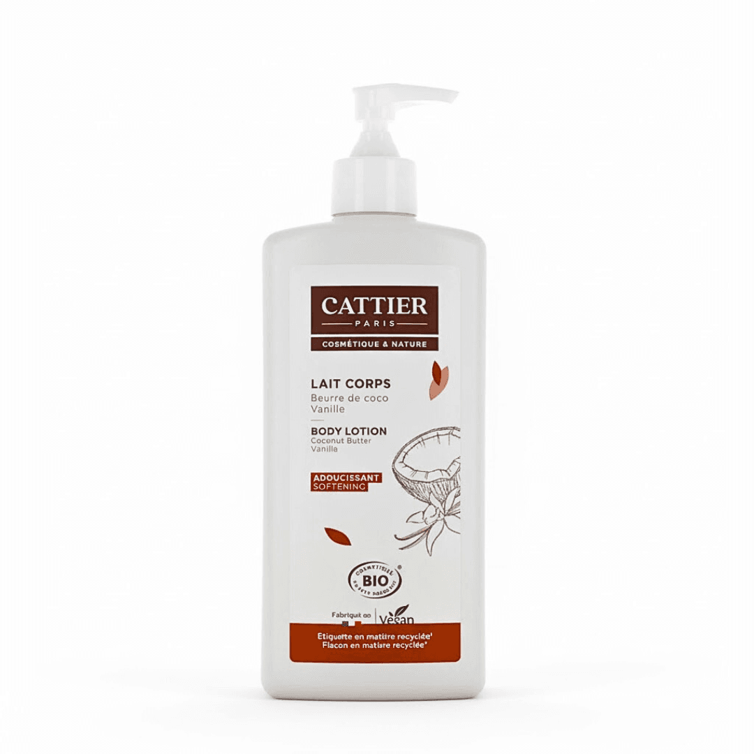 Cattier Lait Corps Beurre De CoCo Parfum Vanille 500ml