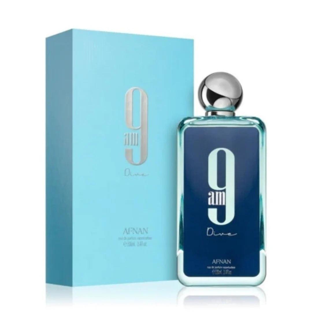 Afnan 9AM Dive une élégance aquatique rafraîchissanter Eau de Parfum Unisexe 100ml
