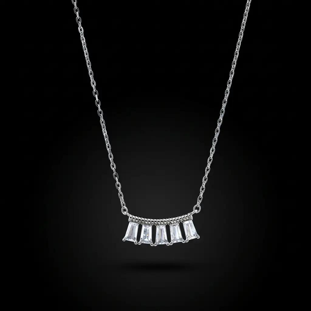 Collier Fleur de Zircon