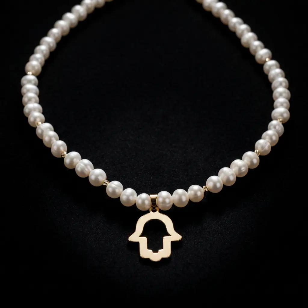 Collier Khmissa Or 18K & JOUHER