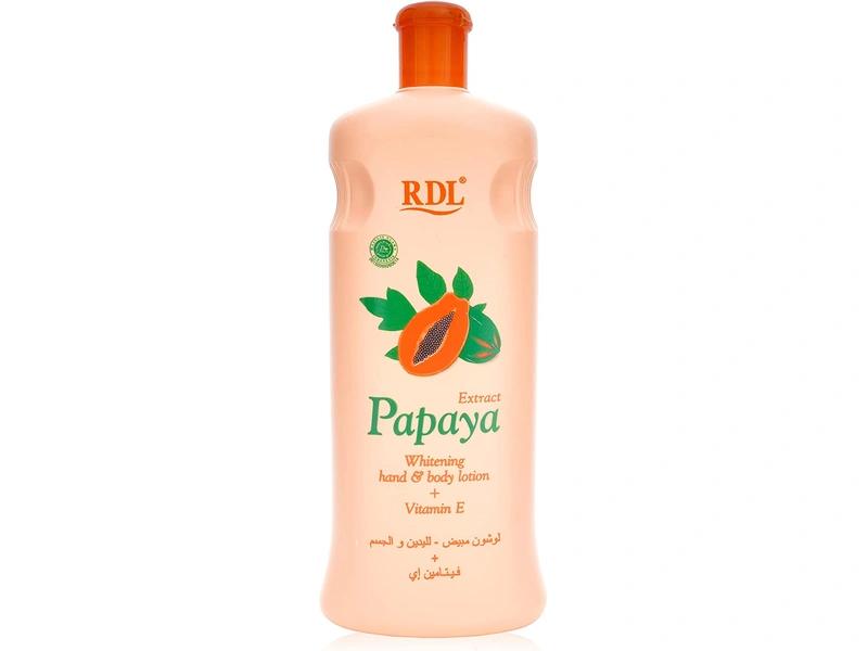 Rdl Lotion Éclaircissante Papaye + Vitamine E 600 ml