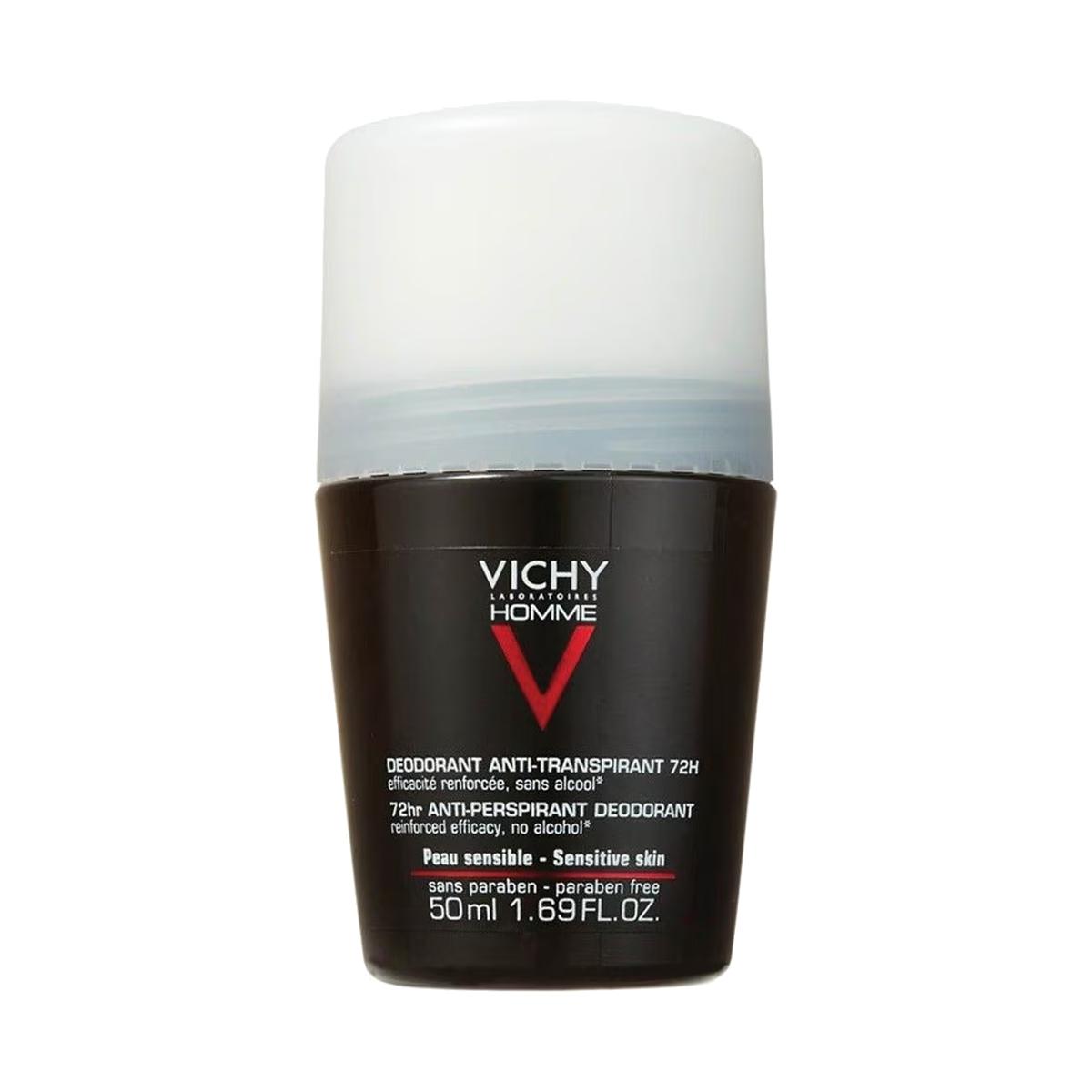 Vichy Homme Déodorant Anti-Transpirant 72 h Bille 50 ml