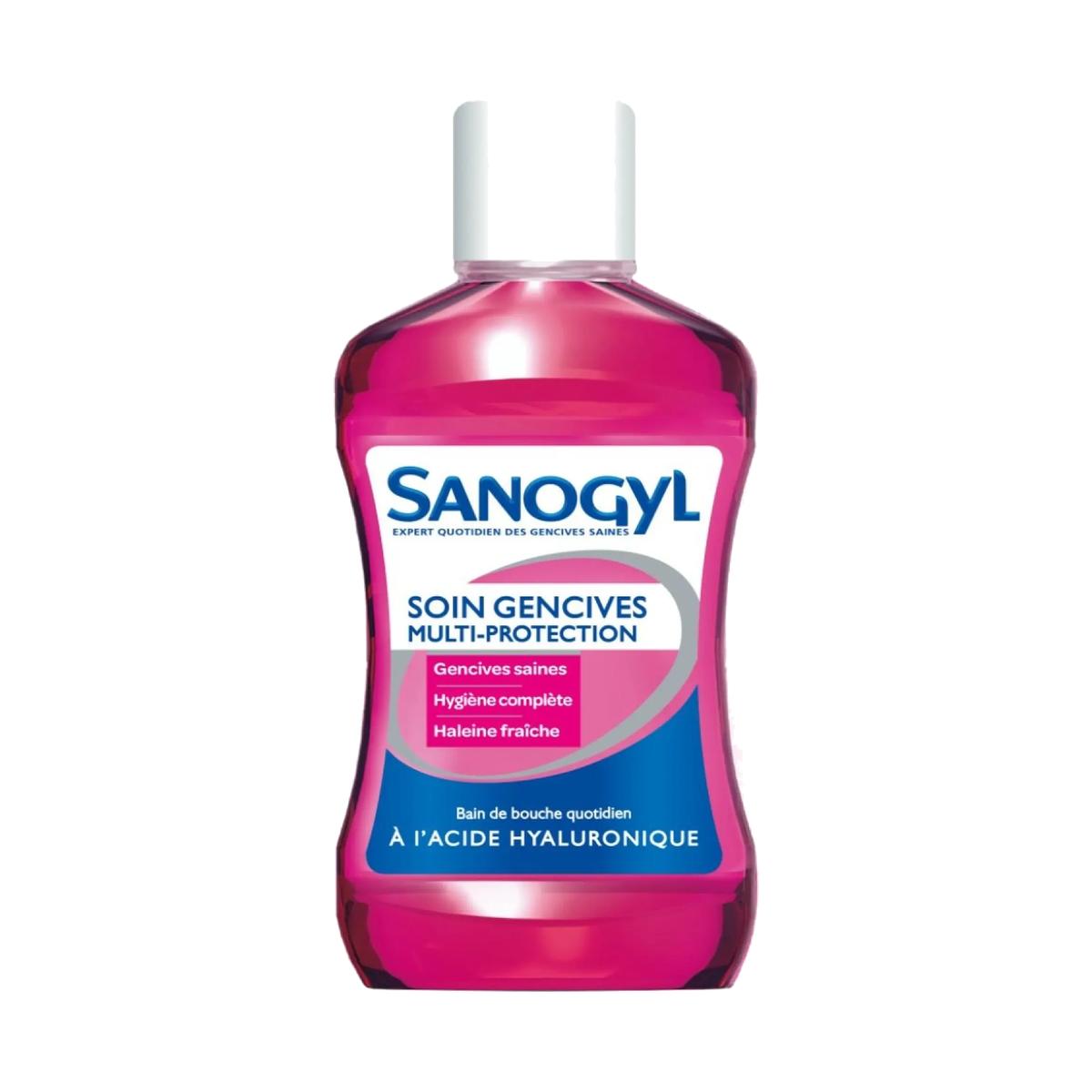 SANOGYL Bain de Bouche Multi-Protection Acide Hyaluronique 500 ml