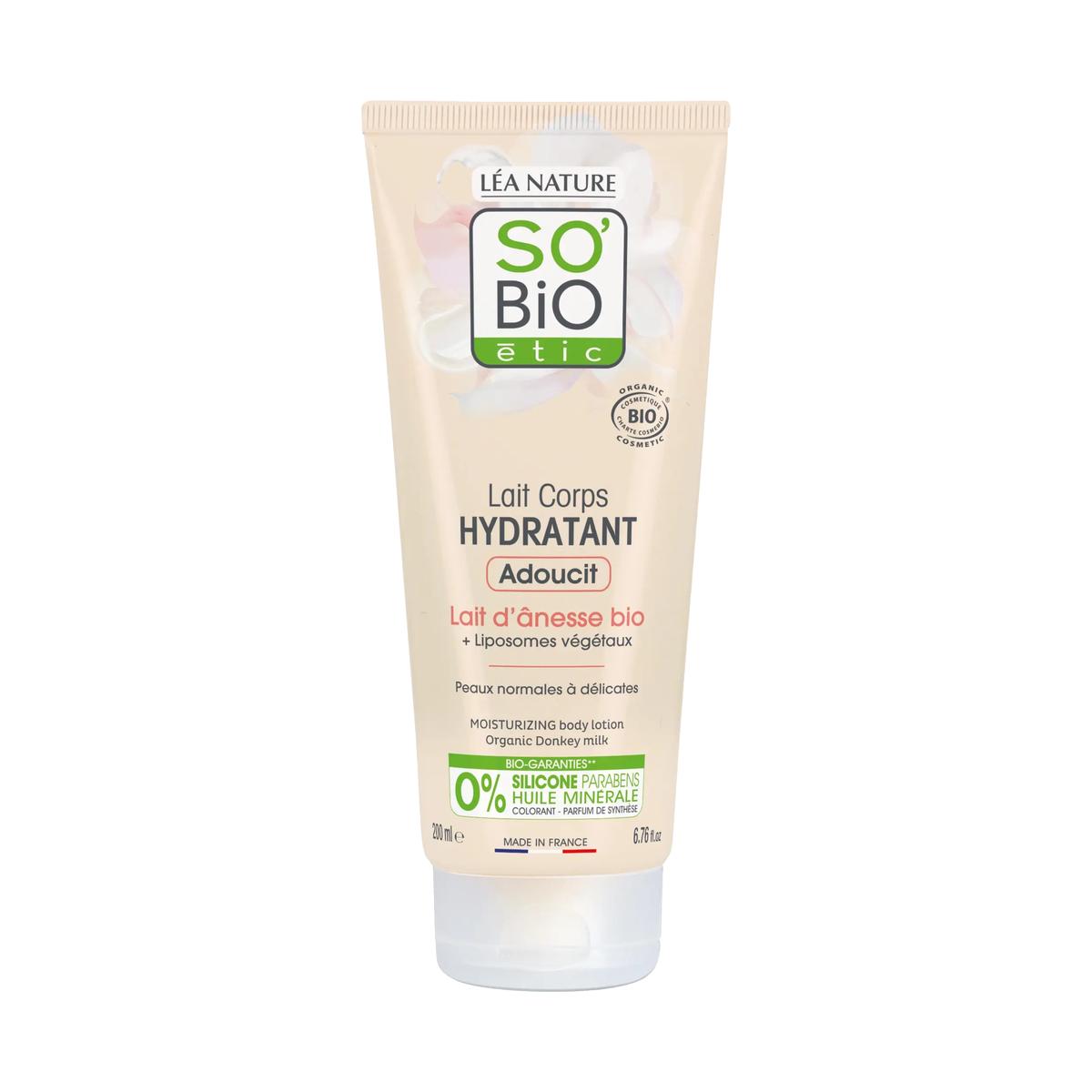 So'Bio étic Lait Corps Hydratant Lait d'Ânesse Bio 200 ml